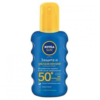 НИВЕЯ SUN СПРЕЙ СОЛНЦЕЗАЩИТНЫЙ 200 мл SPF50+ защита и увлажнение