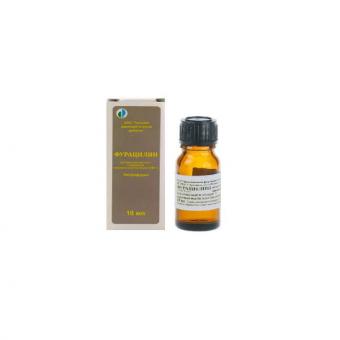 ФУРАЦИЛИН р-р спирт. наруж. 0,067% фл. 10 мл