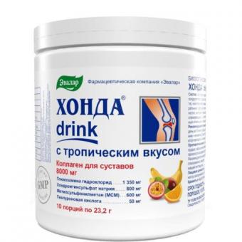 ХОНДА DRINK ЭВАЛАР пор д/приг.р-ра внутрь тропический вкус 232 гр