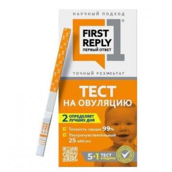 ТЕСТ НА ОВУЛЯЦИЮ FIRST REPLY №5 +1