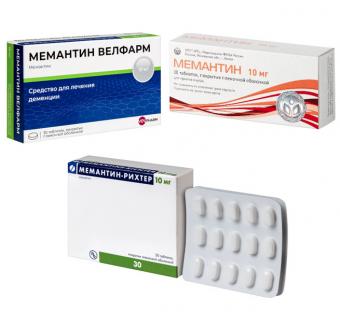 МЕМАНТИН табл. п/о плен. 10 мг №30