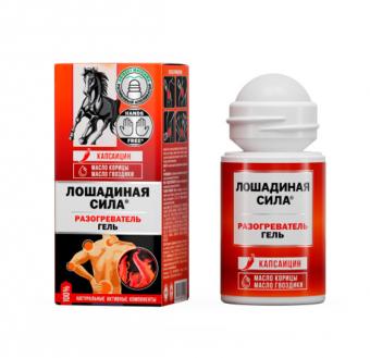 ЛОШАДИНАЯ СИЛА ГЕЛЬ ДЛЯ ТЕЛА 90 мл разогреватель