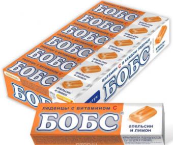 БОБС леденцы апельсин-лимон 35 гр
