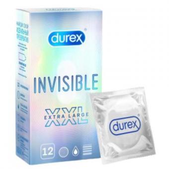 ПРЕЗЕРВАТИВЫ ДЮРЕКС INVISIBLE XXL №12