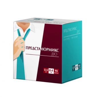 ПРЕДСТАНОРМИКС ДУО капс. с модиф. высв. 0,5+0,4 мг №90