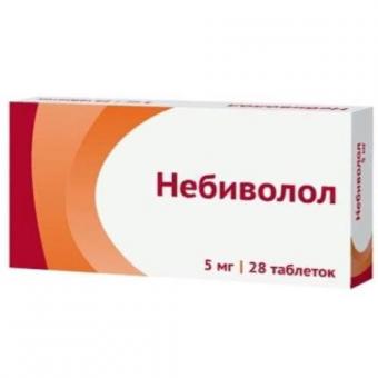 НЕБИВОЛОЛ табл. 5 мг №28