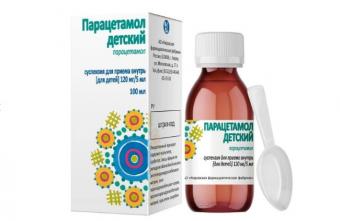 ПАРАЦЕТАМОЛ сусп. внутр. (д/детей) 2,4% фл. 100 мл