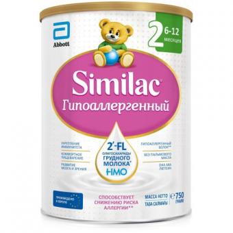 СИМИЛАК СМЕСЬ СУХАЯ ГИПОАЛЛЕРГЕННАЯ-2 750 гр