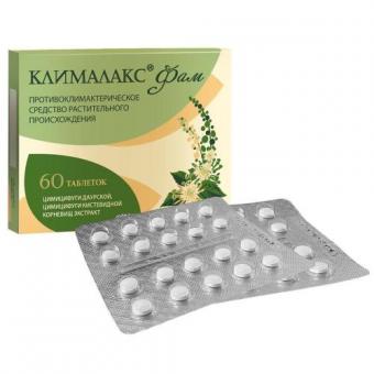 КЛИМАЛАКС ФАМ табл. п/о плен. 20 мг №60