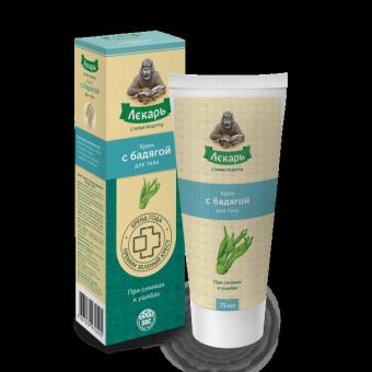 ЛЕКАРЬ С БАДЯГОЙ крем для тела 75 мл