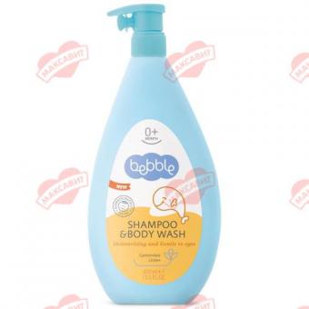 LAVENA BEBBLE ШАМПУНЬ ДЛЯ ВОЛОС И ТЕЛА 400 мл ромашка/липа