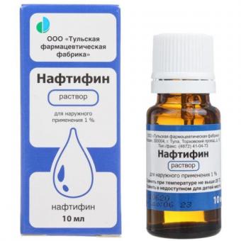 НАФТИФИН ТУЛЬСКАЯ ФФ р-р наруж. 1% фл. 10 мл
