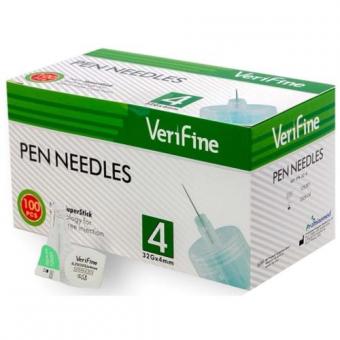 ИГЛА ДЛЯ ШПРИЦ-РУЧКИ VERIFINE G32 (0,23 х 4 мм) №100