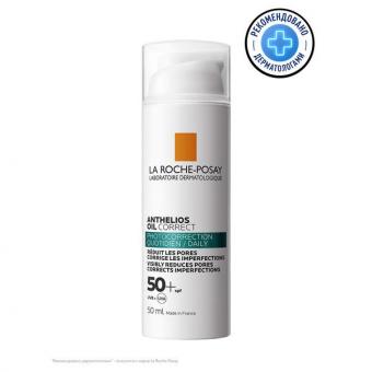 ЛЯ РОШ ПОЗЕ (LA ROCHE-POSAY) АНТГЕЛИОС SPF50+ КРЕМ-ГЕЛЬ СОЛНЦЕЗАЩИТНЫЙ 50 мл для кожи, склон. к акне