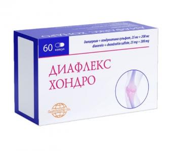 ДИАФЛЕКС ХОНДРО капс. 25+200 мг №60
