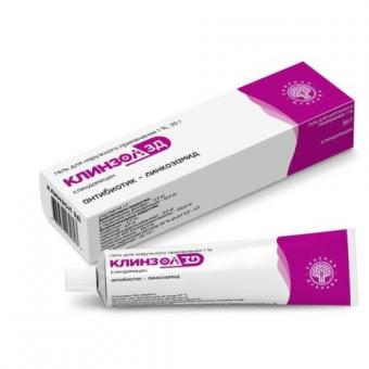 КЛИНЗОЛ ЗД гель 1% туба 30 гр