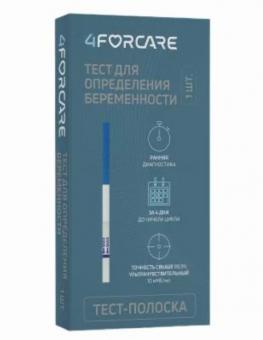 ТЕСТ НА БЕРЕМЕННОСТЬ 4FORCARE №1