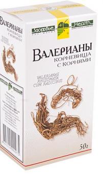 ВАЛЕРИАНА КОРНЕВИЩА С КОРНЯМИ 50 гр