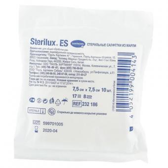 САЛФЕТКИ STERILUX ES STERIL ХАРТМАНН 7,5см х 7,5см №10