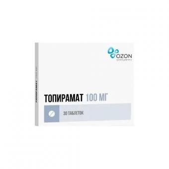 ТОПИРАМАТ ОЗОН табл. п/о плен. 100 мг №30
