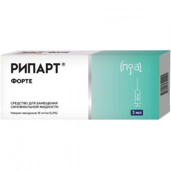 РИПАРТ ФОРТЕ р-р д/внутрисуставного введ. шприц 3 мл №1