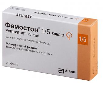 ФЕМОСТОН КОНТИ табл. п/о плен. 5+1 мг №28
