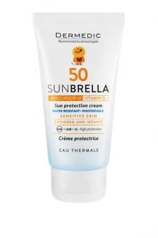 ДЕРМЕДИК SUNBRELLA BABY КРЕМ ДЛЯ ЛИЦА СОЛНЦЕЗАЩИТНЫЙ 50 мл SPF50 для детей