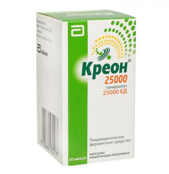 КРЕОН капс. к/р 25000 ЕД №50