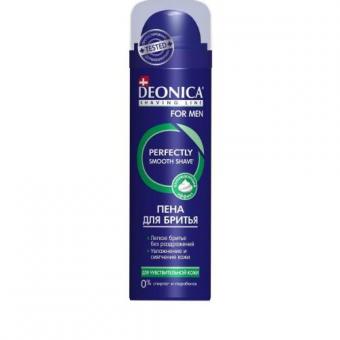 DEONICA FOR MEN ПЕНА ДЛЯ БРИТЬЯ 240 мл для чувствит. кожи