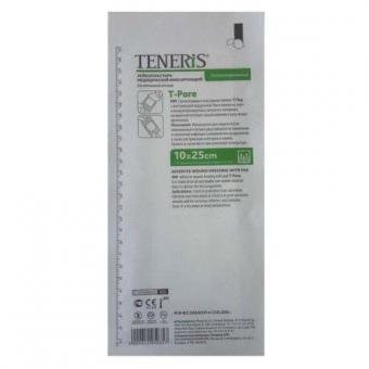 ПОВЯЗКА САМОКЛЕЮЩАЯСЯ СТЕРИЛЬНАЯ ТЕНЕРИС T-PORE 10см х 25см №1