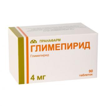 ГЛИМЕПИРИД табл. 4 мг №90