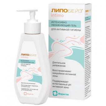 ЛИПОБЕЙЗ ИНТИМО ГЕЛЬ ДЛЯ ИНТИМНОЙ ГИГИЕНЫ 200 мл интенс. увлажн.