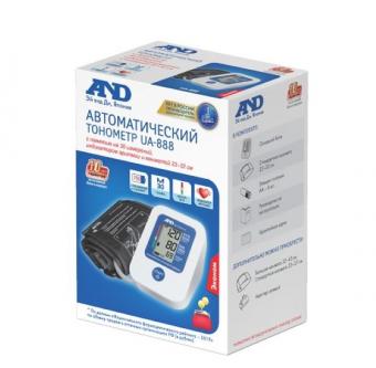 ЭЙ ЭНД ДИ (AND) ПРИБОР (ТОНОМЕТР) ИЗМ. АРТ. ДАВЛЕНИЯ АВТОМАТ UA-888 Е ЭКОНОМ