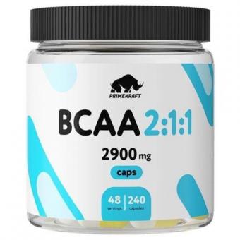 PRIME KRAFT BCAA 2:1:1 АМИНОКИСЛОТЫ капс. №240