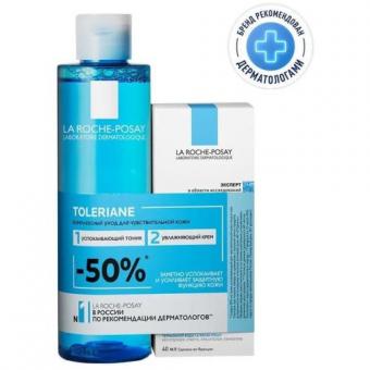ЛЯ РОШ ПОЗЕ (LA ROCHE-POSAY) ТОЛЕРАН НАБОР (крем + тоник)