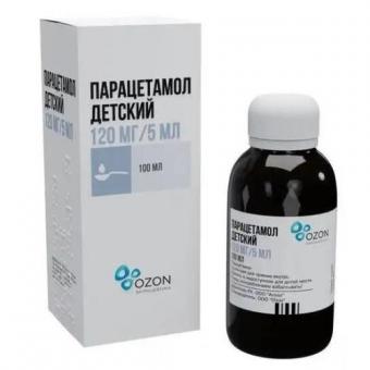 ПАРАЦЕТАМОЛ ОЗОН сусп. внутр. 2,4% фл. 100 мл