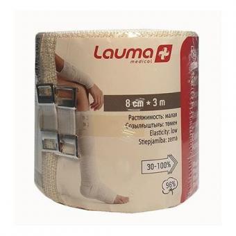 БИНТ ЭЛАСТИЧНЫЙ МР ЛАУМА 8см х 3м