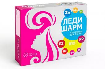ЛЕДИШАРМ ВИТАМИНЫ ДЛЯ ВОЛОС табл. №30