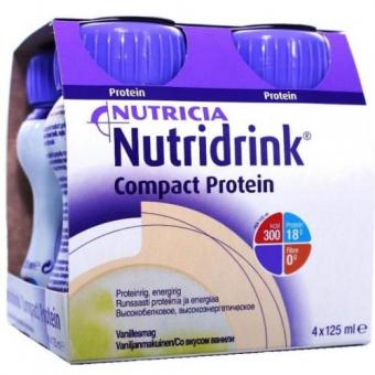 НУТРИДРИНК КОМПАКТ ПРОТЕИН СМЕСЬ ДЛЯ ЭНТЕР. ПИТАНИЯ ваниль 125 мл №4
