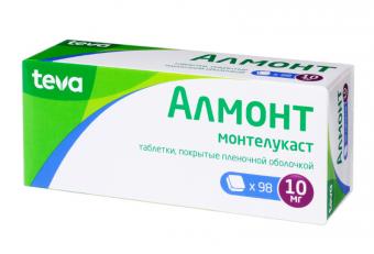 АЛМОНТ табл. п/о плен. 10 мг №98