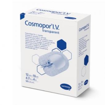 ПОВЯЗКА САМОКЛЕЮЩАЯСЯ СТЕРИЛЬНАЯ ХАРТМАНН COSMOPOR I.V. д/катетеров и канюль 10см х 12см №50