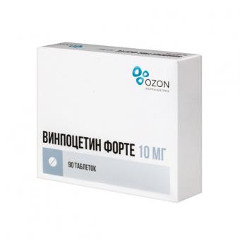 ВИНПОЦЕТИН ФОРТЕ ОЗОН табл. 10 мг №90