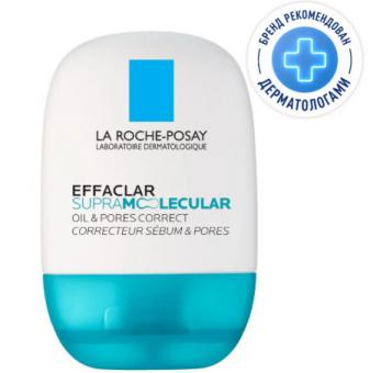 ЛЯ РОШ ПОЗЕ (LA ROCHE-POSAY) ЭФФАКЛАР СУПРАМОЛЕКУЛЯР. КРЕМ ДЛЯ ЛИЦА 40 мл увлажняющ./матирующ. д/сужения пор