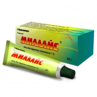 МИАЛАЙС гель 1% 20 гр