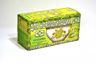 ФИТОЧАЙ РОССИЙСКИЕ ТРАВЫ №2 для нормализации сна ф/п №20
