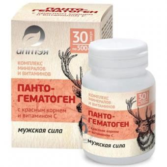 ПАНТОГЕМАТОГЕН МУЖСКАЯ СИЛА капс. №30