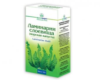 ЛАМИНАРИЯ СЛОЕВИЩА (МОРСКАЯ КАПУСТА) 100 гр
