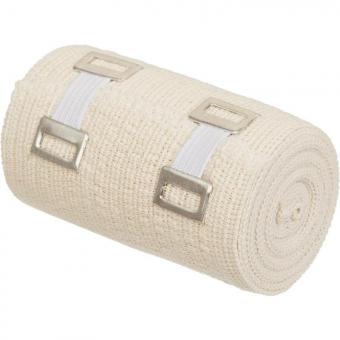 БИНТ ЭЛАСТИЧНЫЙ ВР с застежками 10см х 5м