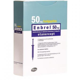 ЭНБРЕЛ р-р д/инъекц. 50 мг/мл шпр.- ручка 1 мл №4