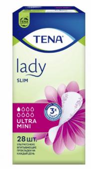 ТЕНА ПРОКЛАДКИ ЖЕНСКИЕ ПРИ НЕДЕРЖАНИИ LADY УЛЬТРА МИНИ СЛИМ №28